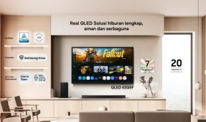 Samsung QLED Q5F 43 inci Meluncur, Harga Rp 3-4 Jutaan • Dutaponsel